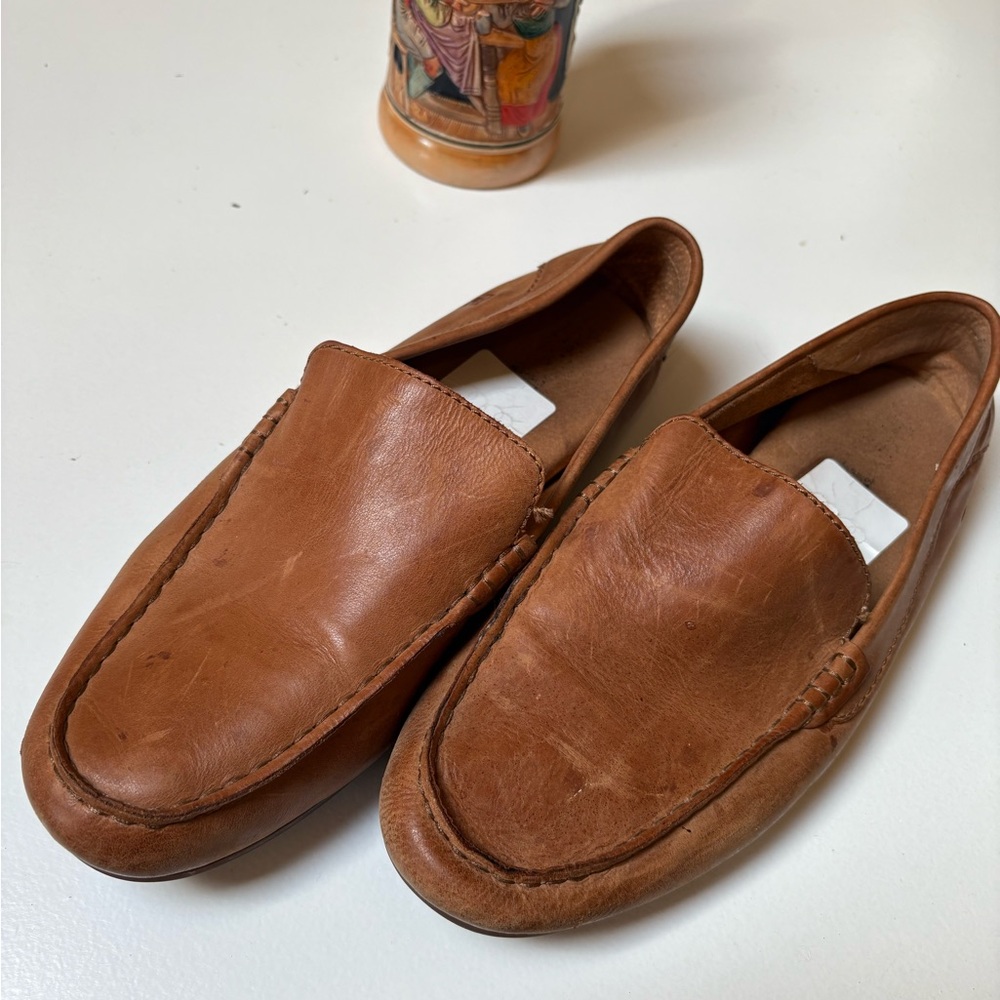 Men's Brown Leather Loafers